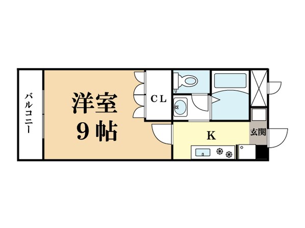 新祝園駅 徒歩3分 2階の物件間取画像